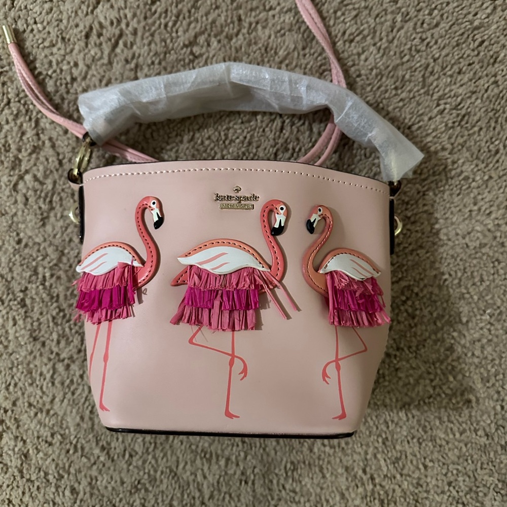 Kate Spade flamingo purse